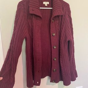 Knit Maroon Sweater
